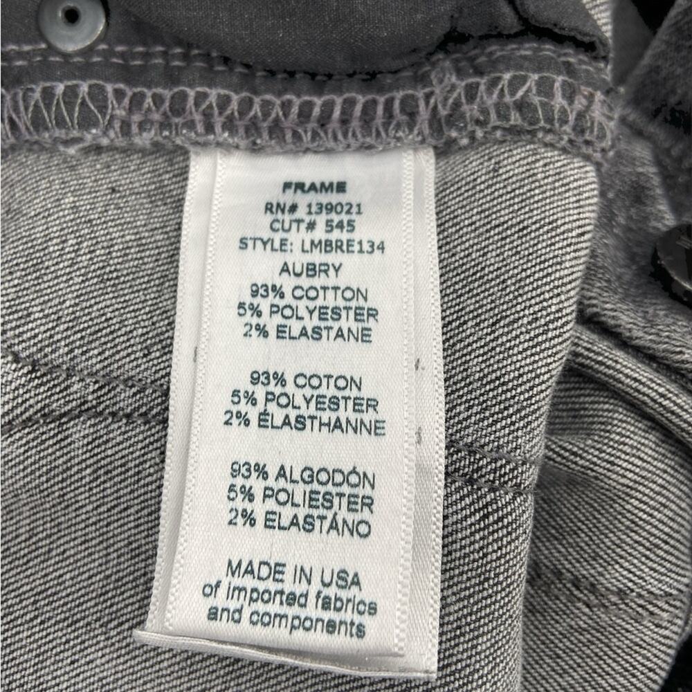 Frame Denim Le Boot Raw Hem 25 Stretch Washed Gray - Picture 6 of 6